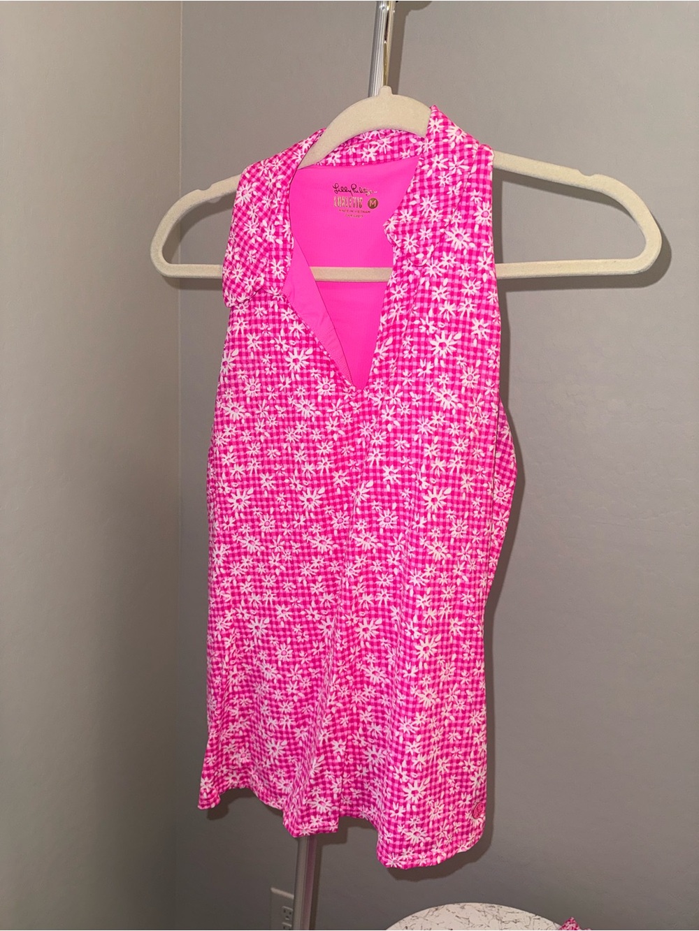 Lilly Pulitzer Pink Printed Golf/Tennis Skirt Set - Picture 2 of 7
